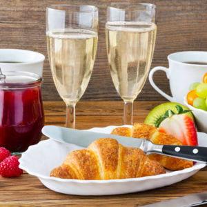 Champagne Breakfast Post-Flight