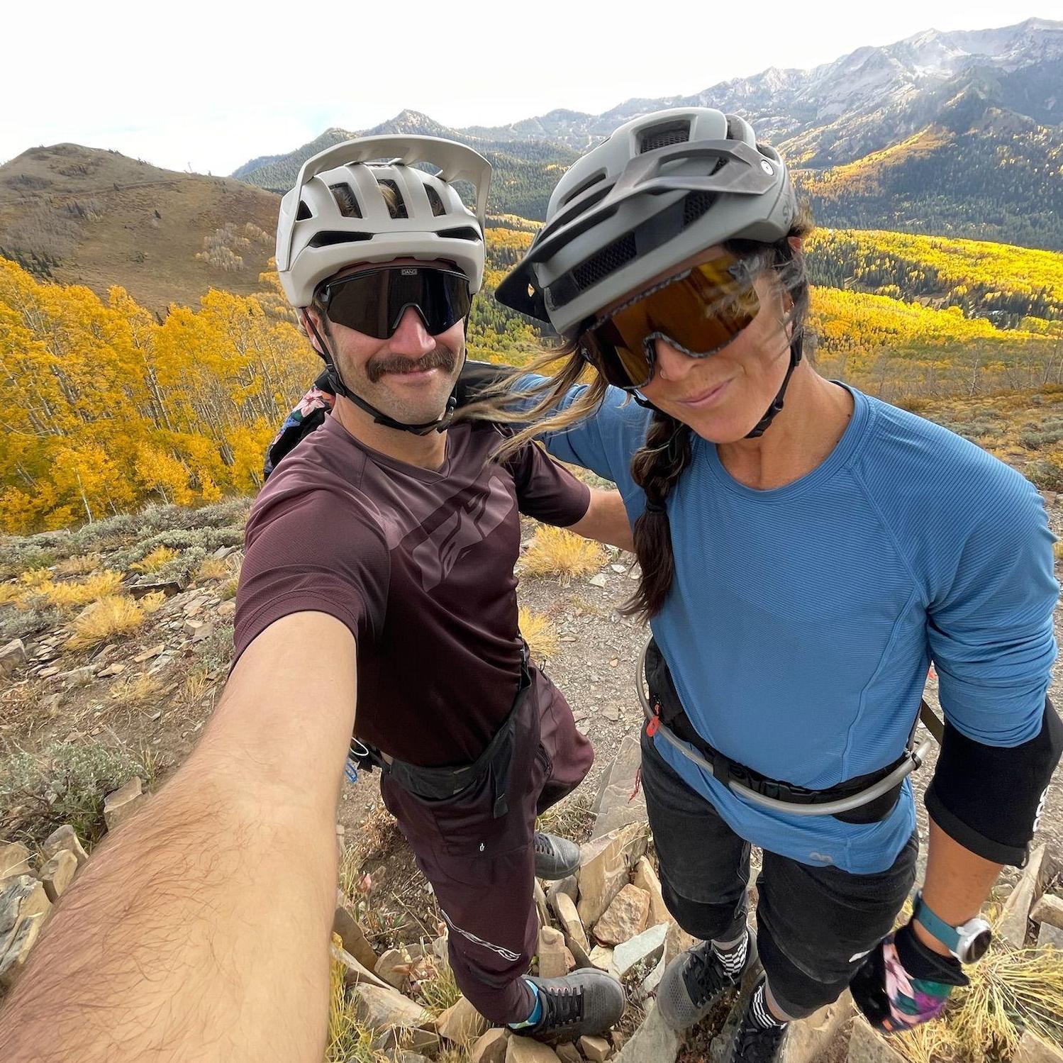 Wasatch Crest Trail in the peak of autumn