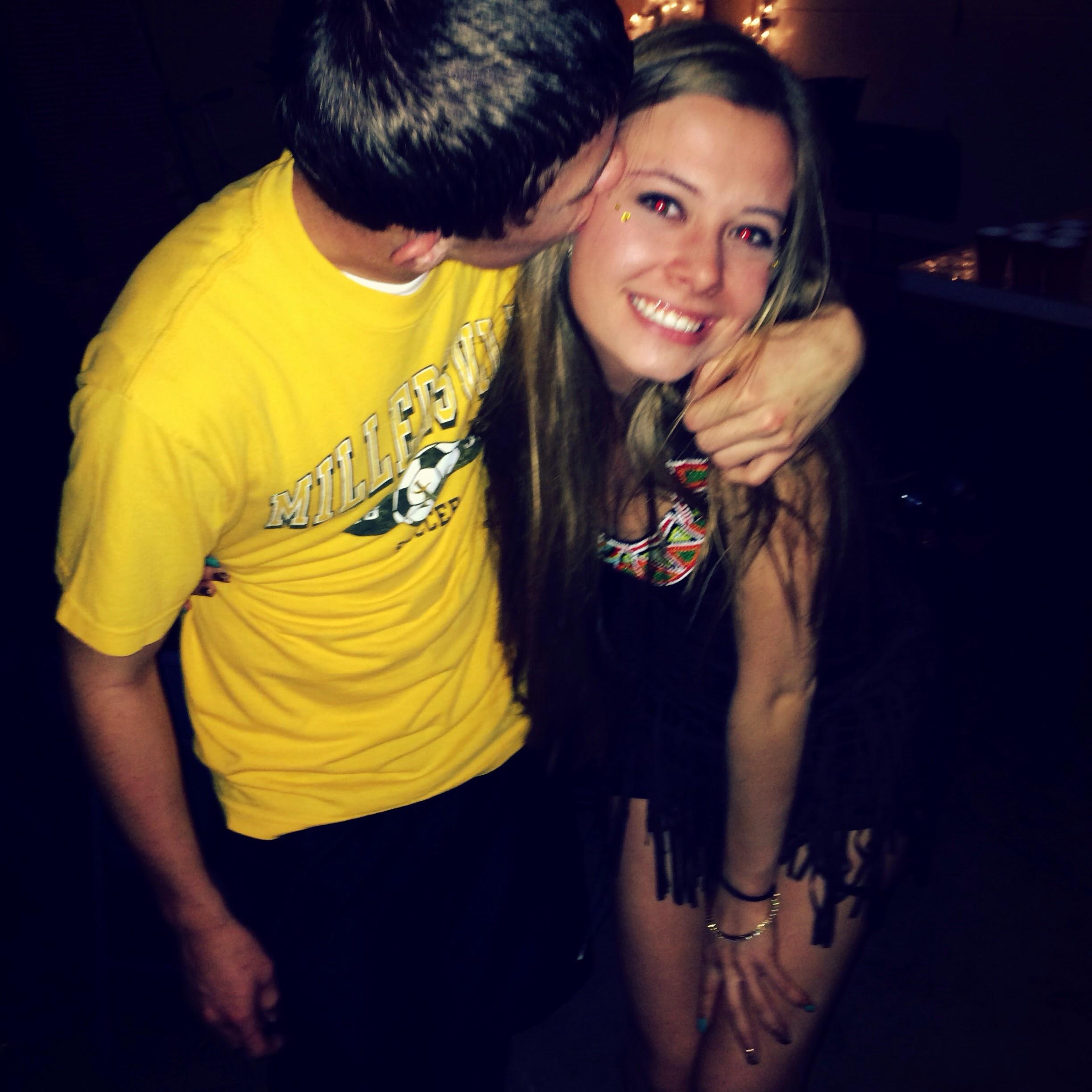 One of our first photos together from 2013!