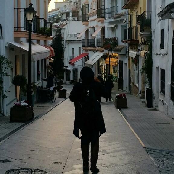 Walking down the streets of Marbella, Spain in Costa Del Sol