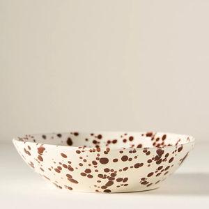 Splatter Portuguese Stoneware Pasta Bowl