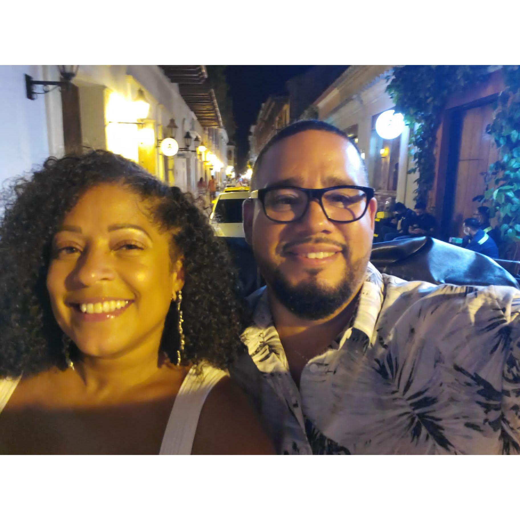 Our first vacation together, Cartagena, Colombia