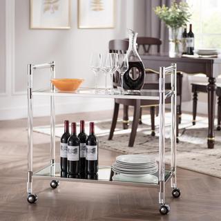 Janiston Acrylic Bar Cart