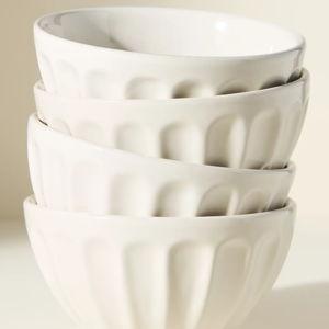 The Latte Stoneware Cereal Bowls, Set of 4: Amelie Edition