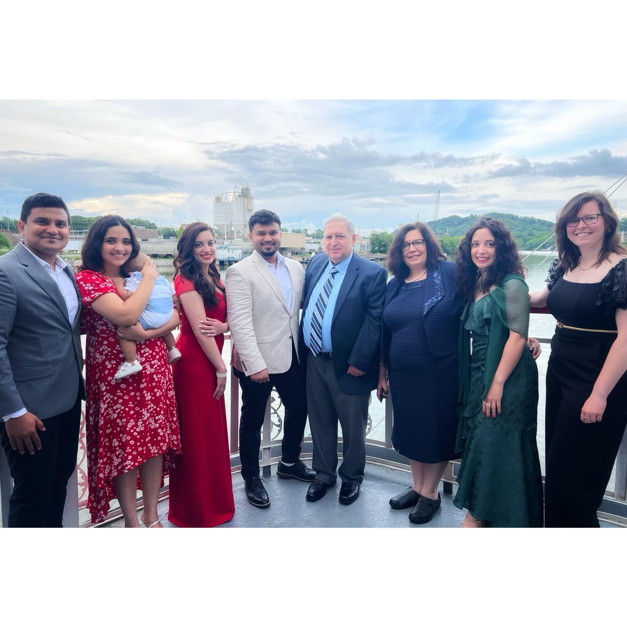 Having two traditional family, engagement included both families