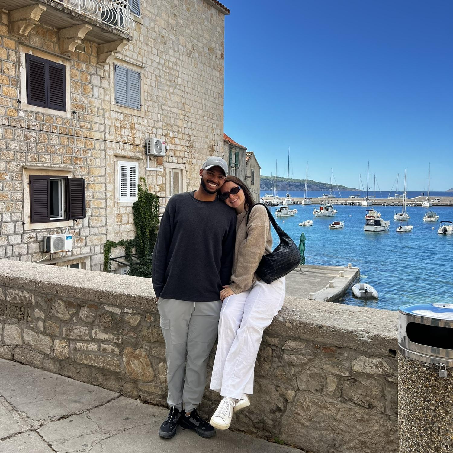 This was right before we got engaged!