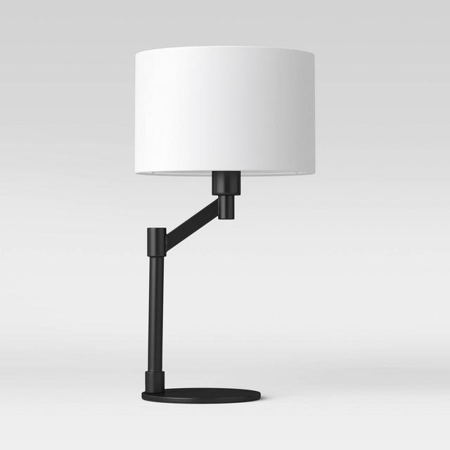 Modern Arm Table Lamp Black - Project 62™