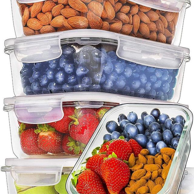 Glass Meal Prep Containers - 5-Pack (36oz)