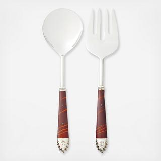 Zebrawood Salad Server