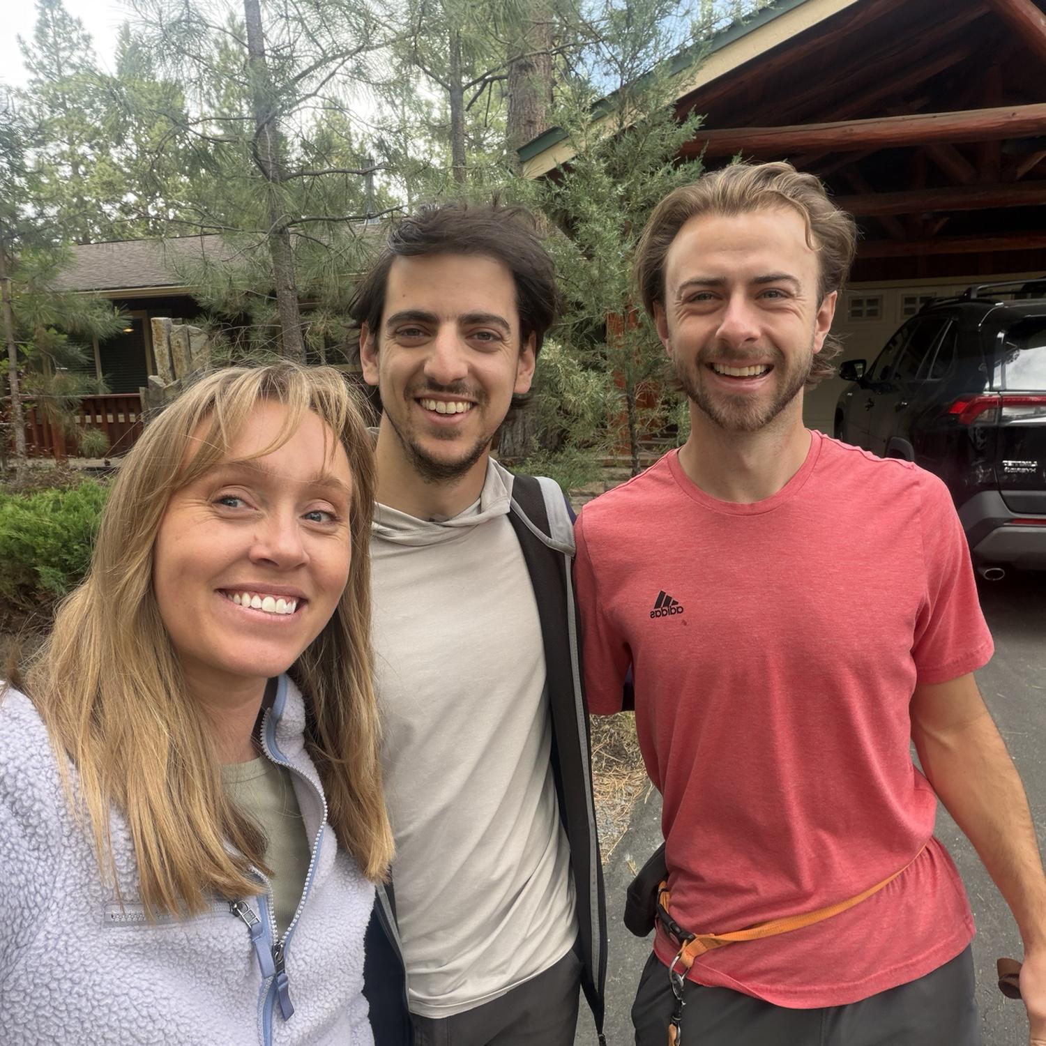 A fun weekend visit from Courtney’s bridesman, Galvin, snapped just before seeing a 5-minute old alpaca!