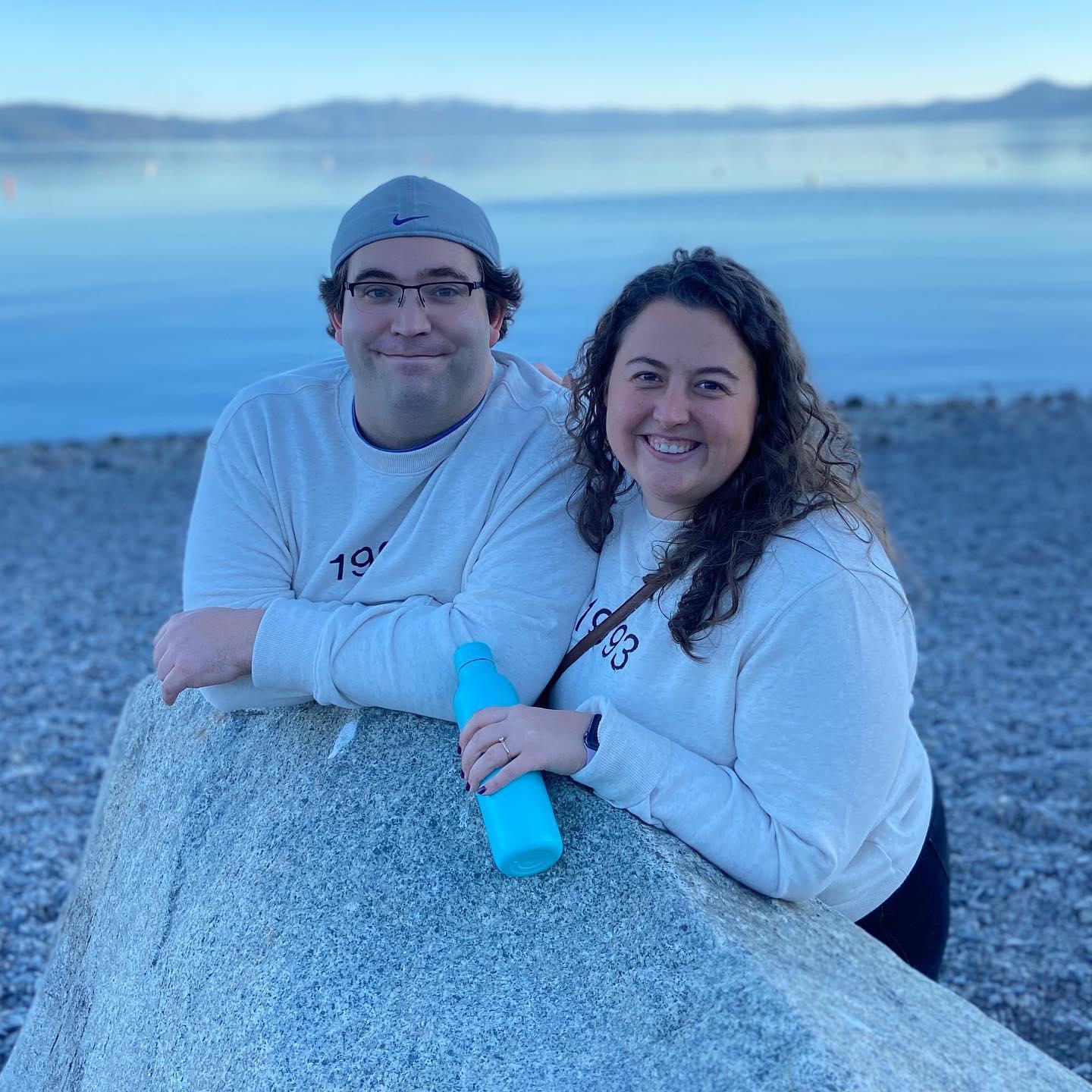 Andy and Alex in Lake Tahoe