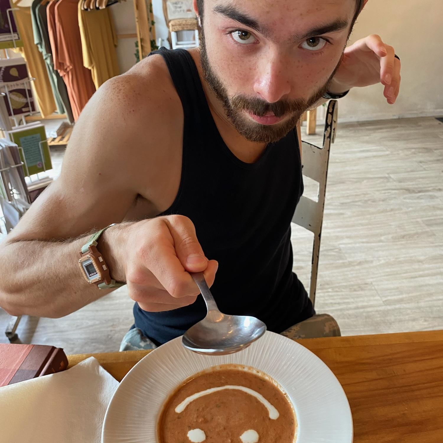 Celebrating my birthday with good soup