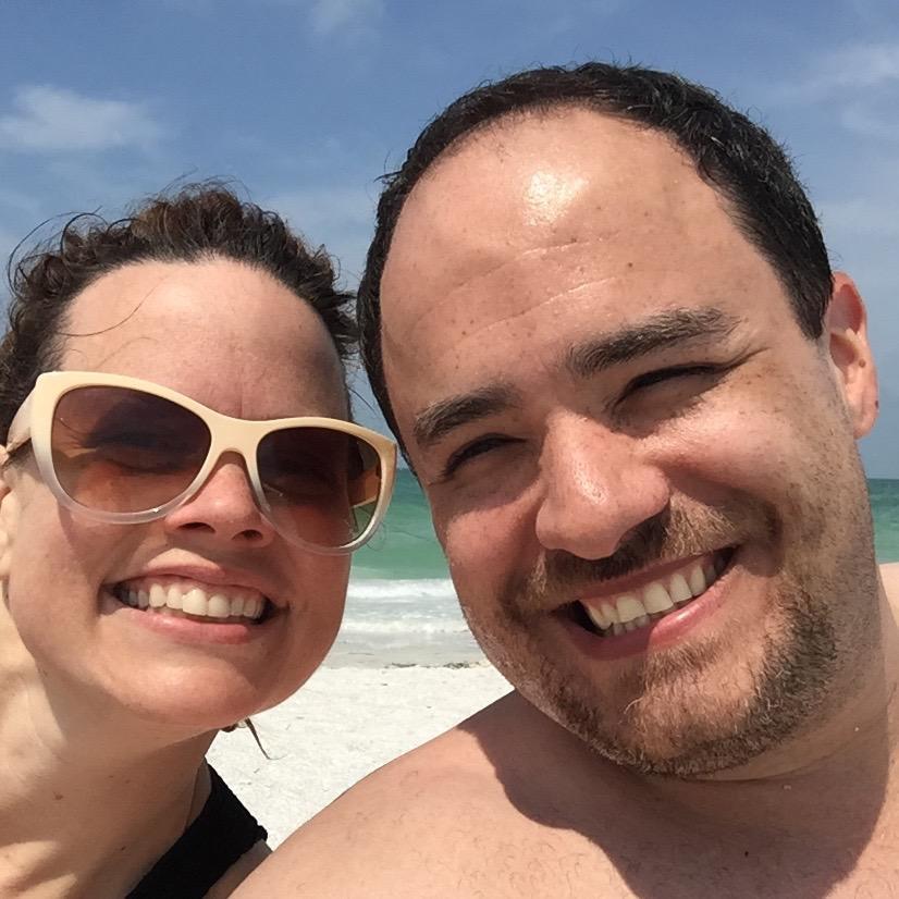 Beach time! Happy until the sunburn came! Then ouch!!
