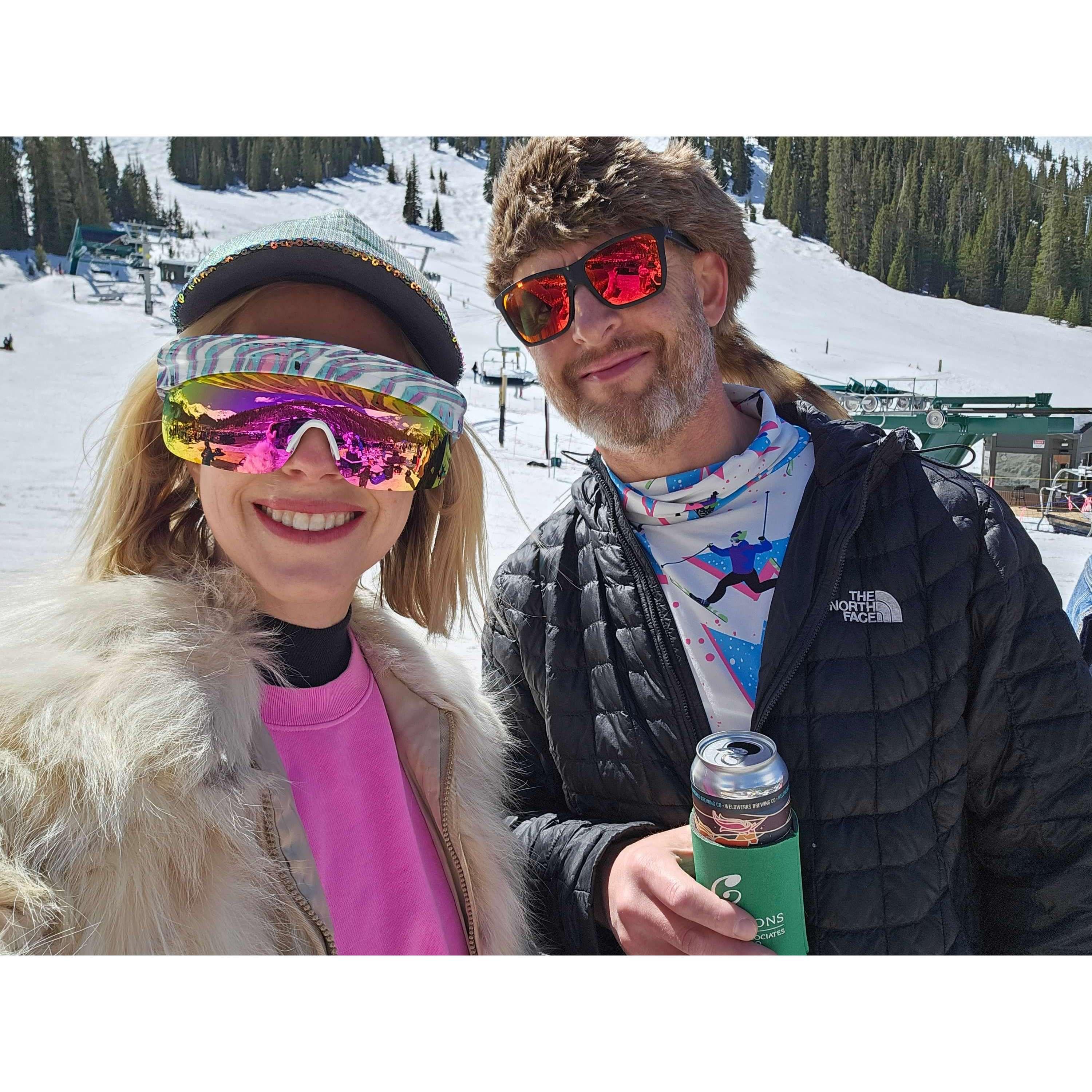 Gaper day at A-Basin, Colorado - March 2024
