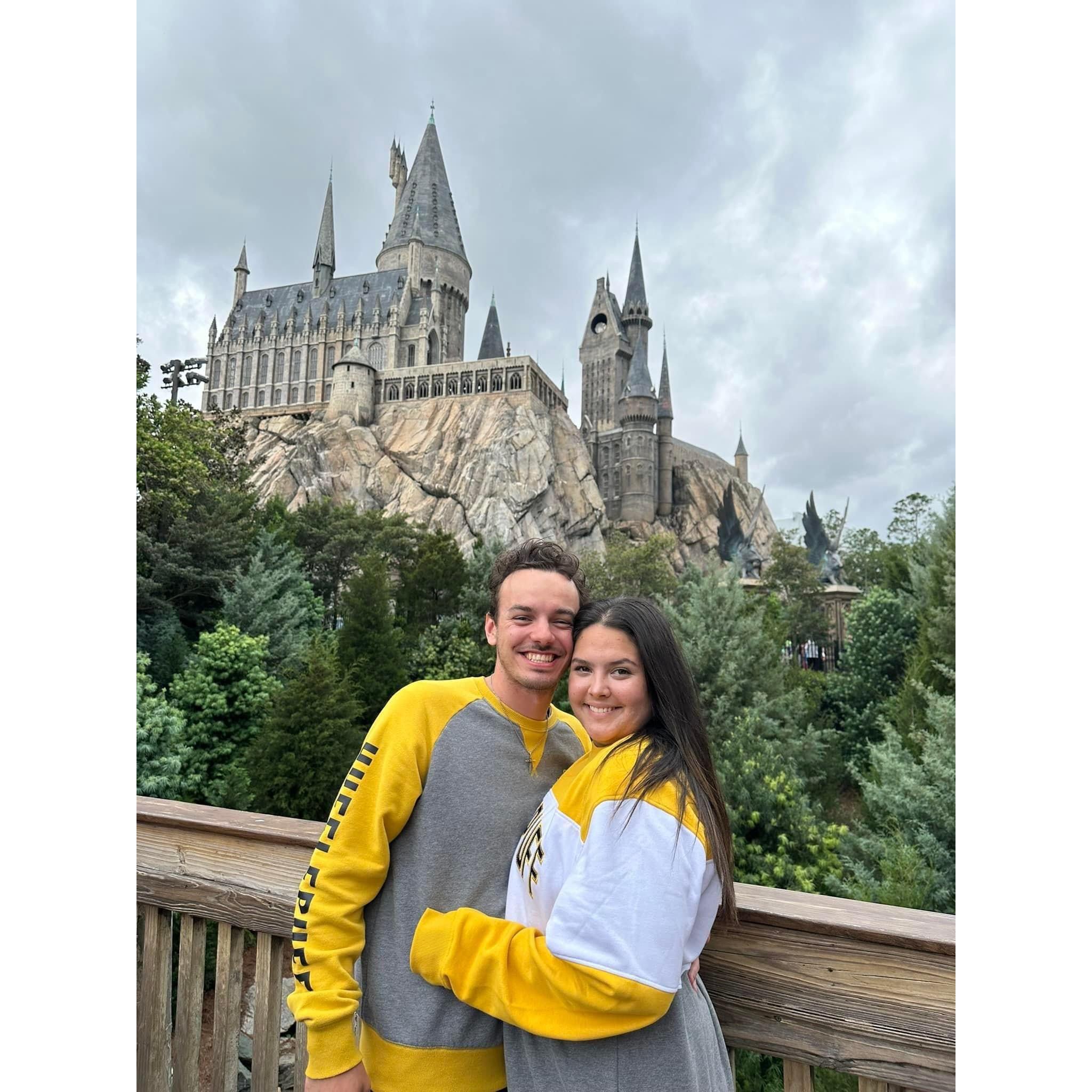 Being Orlando locals, we love spending time at the parks, especially Universal Studios and Islands Of Adventure. Go Hufflepuff!!
