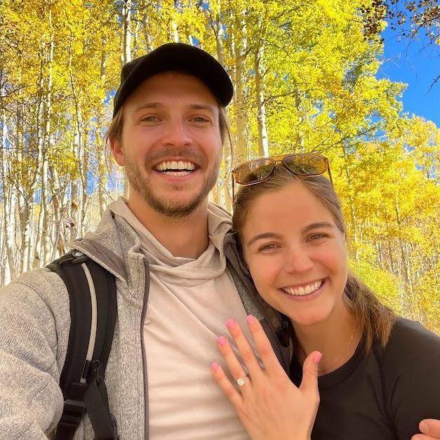 Right after Jay proposed in Silverthorne, CO