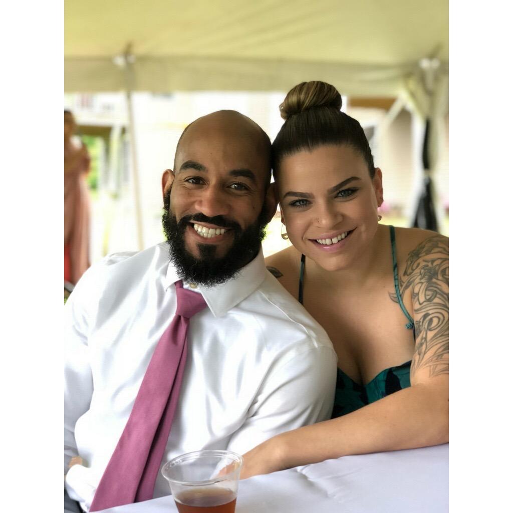 at Norman's nephew's wedding