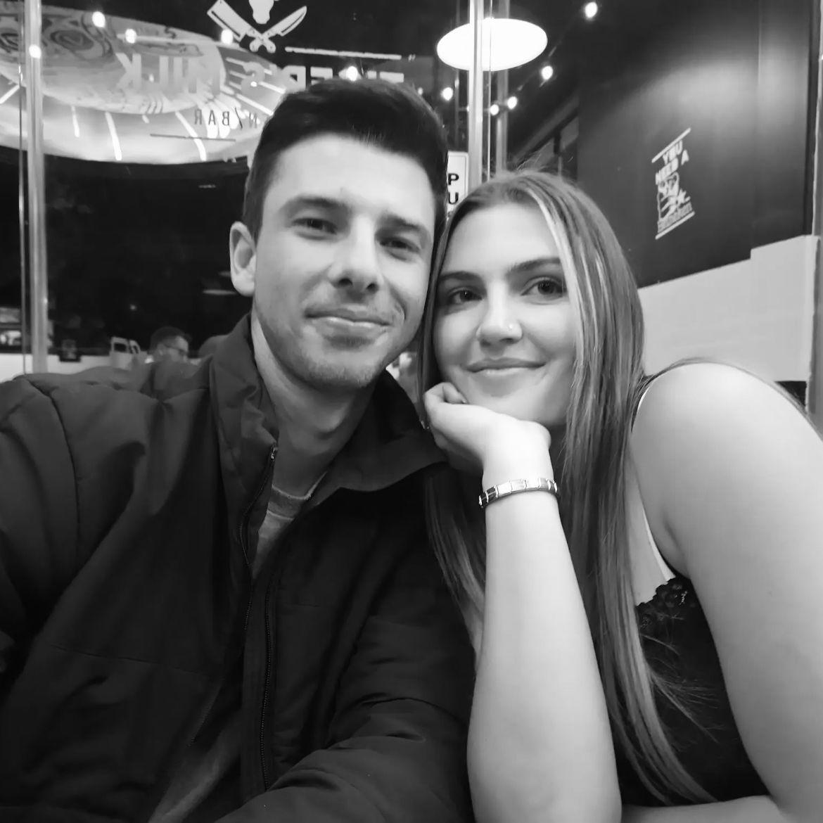 Our first date.
