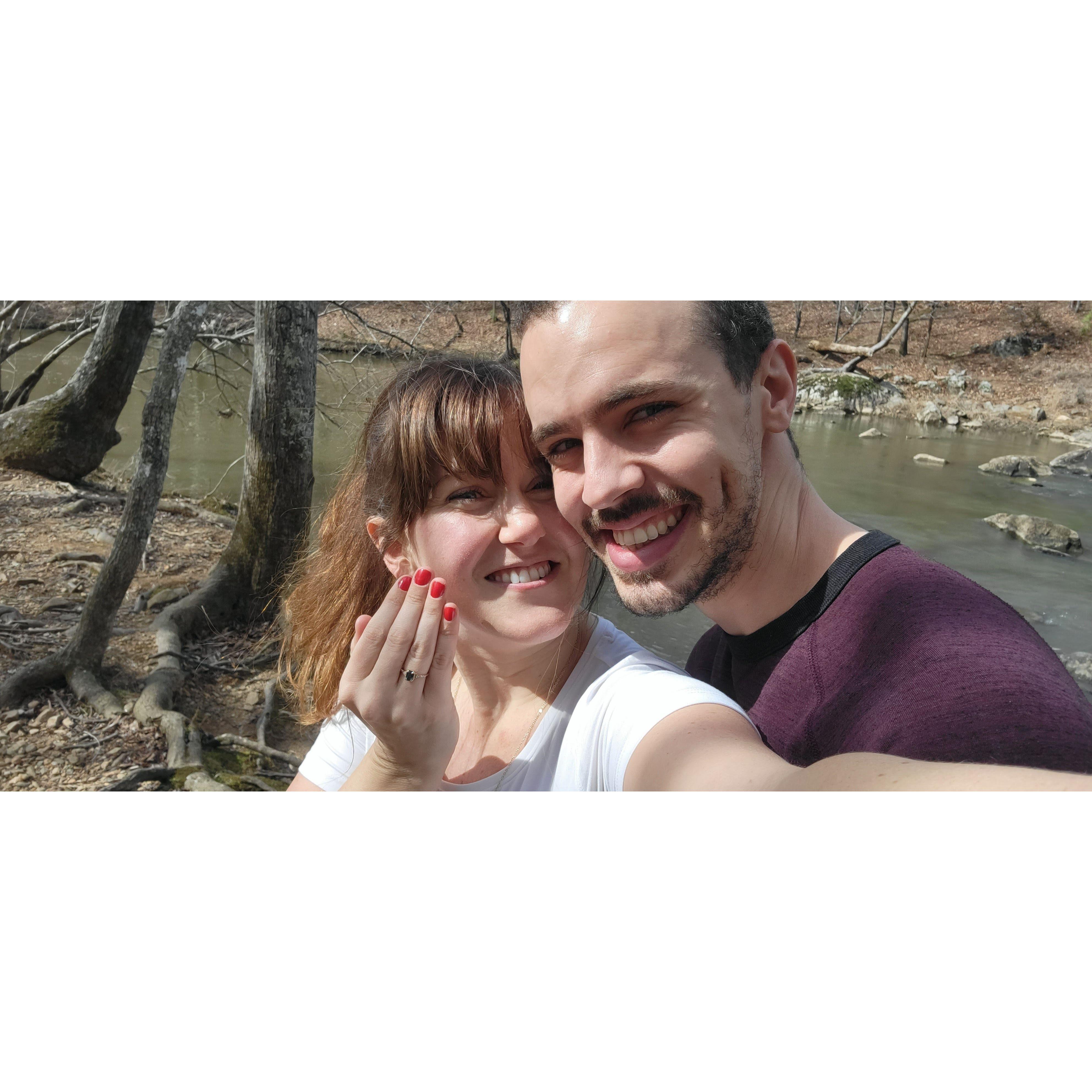 Molly's hand is injured.