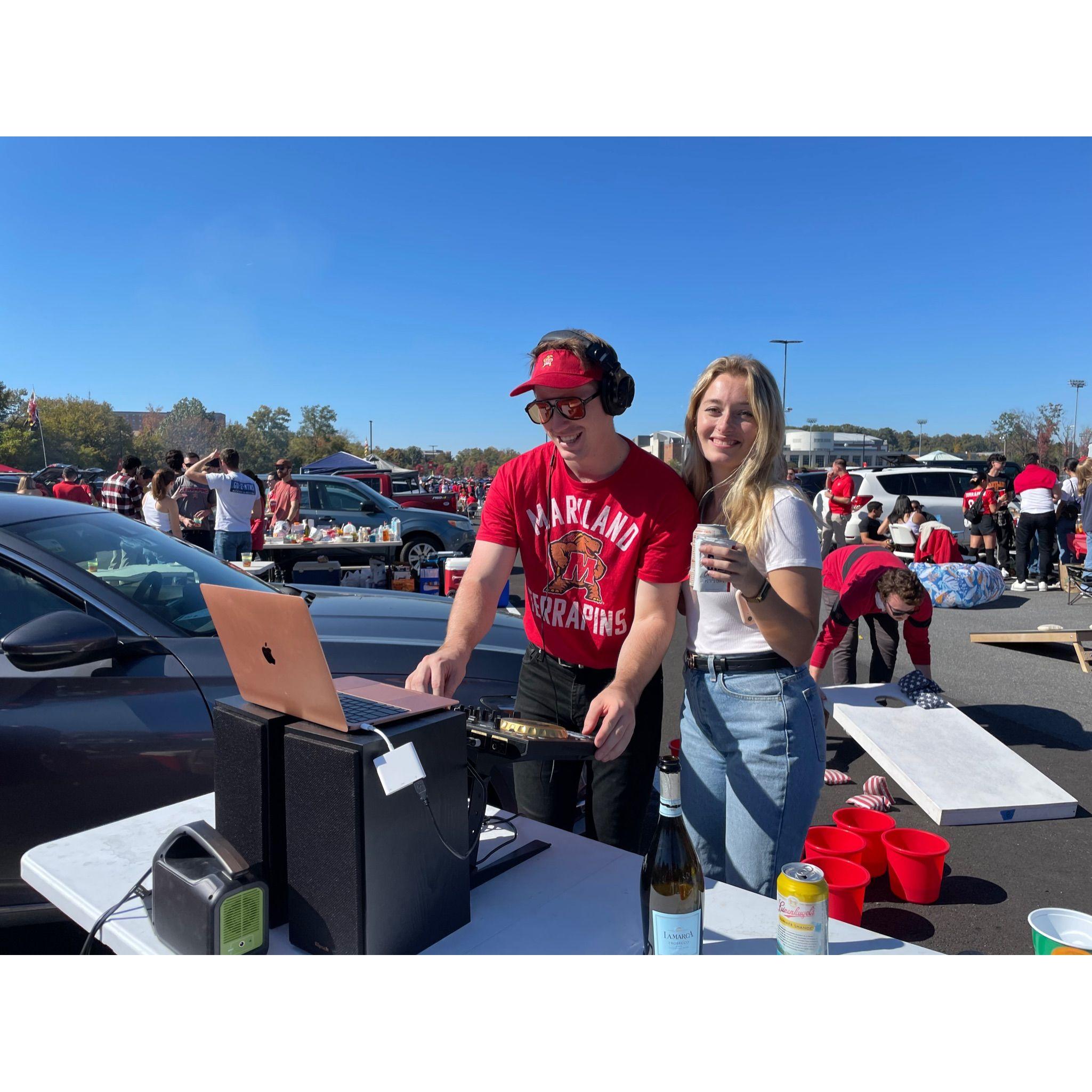 Will's first college game day as an honorary Terp
