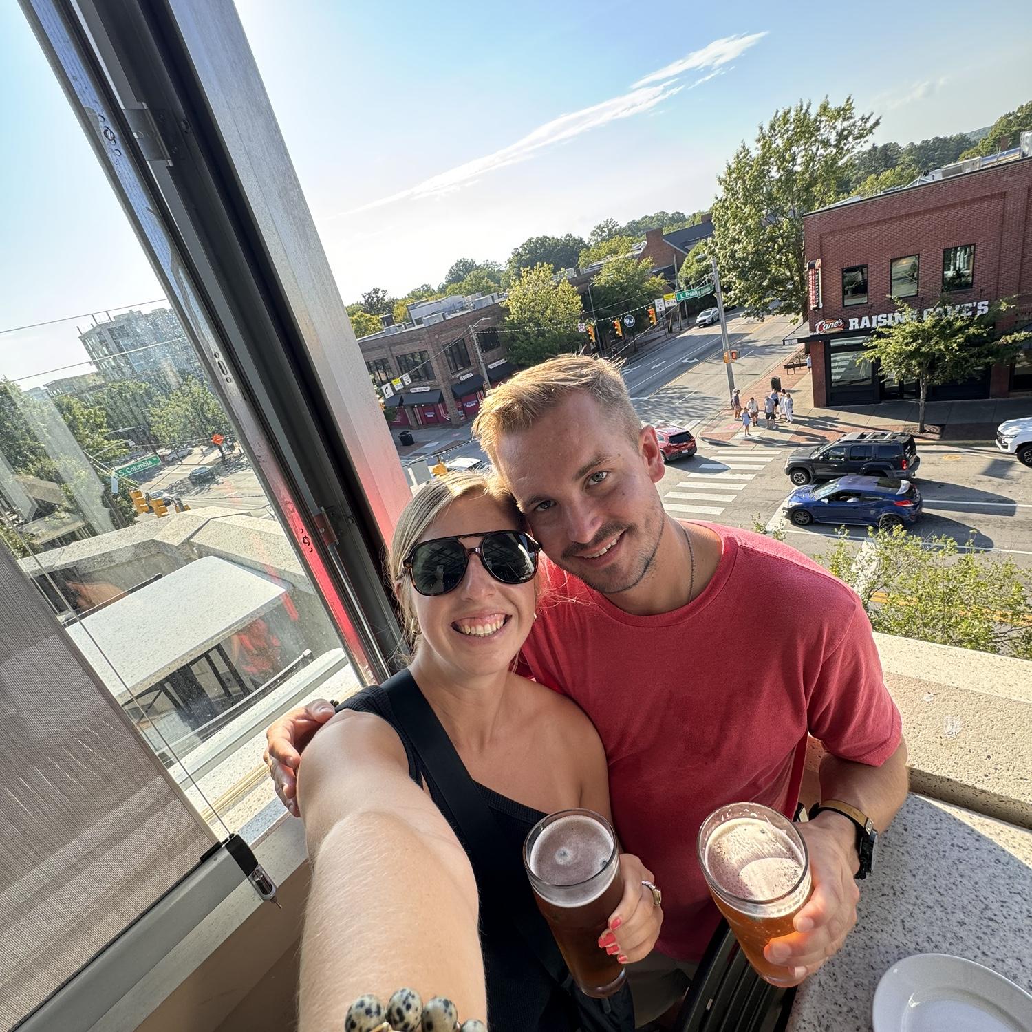 Matthew’s first Blueberry Wheat