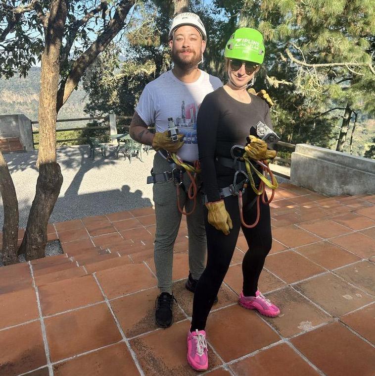 Going zip-lining!