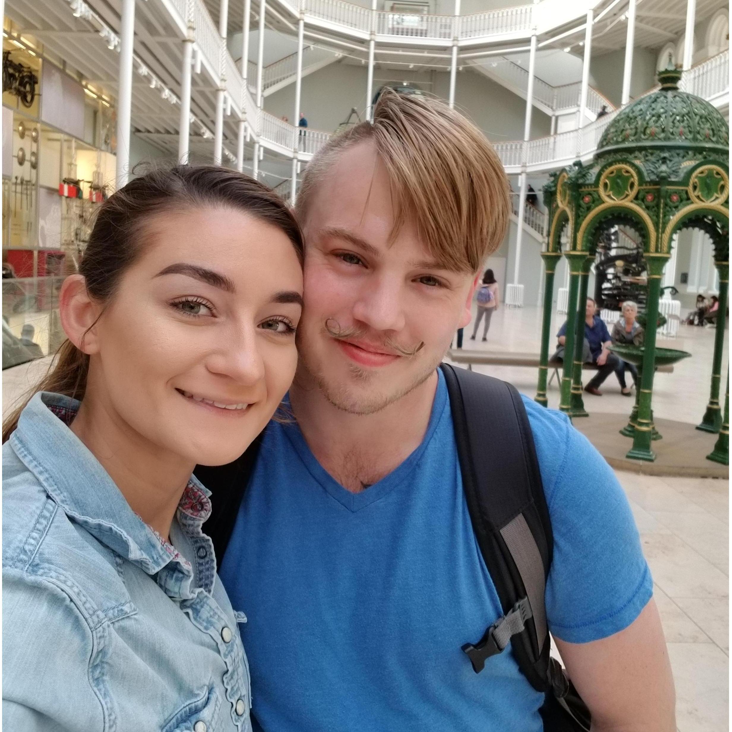 Picture taken at the Musuem of Scotland in 2018