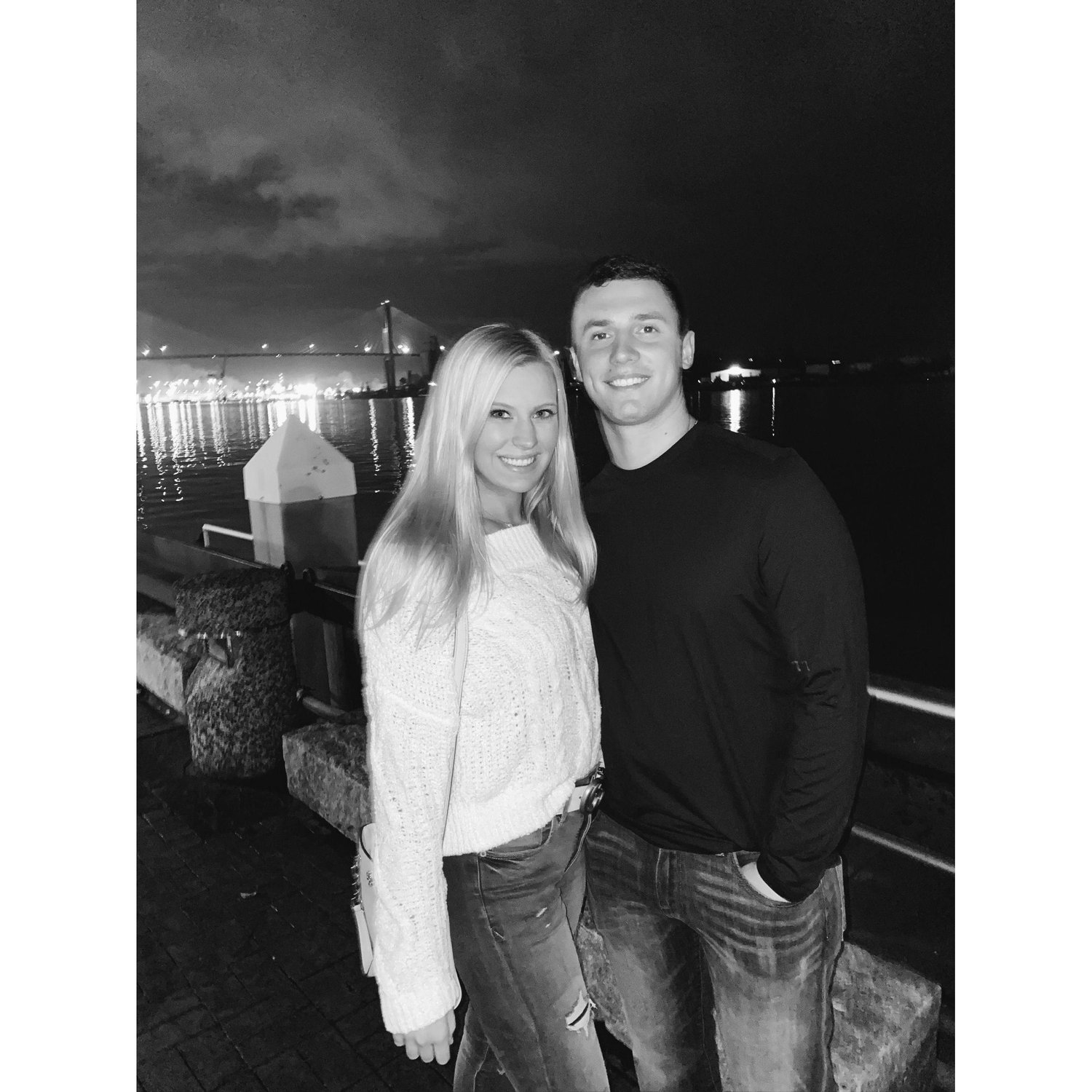 December 27, 2019 - Jake surprised Olivia with a trip to Savannah, Georgia for Christmas that year!