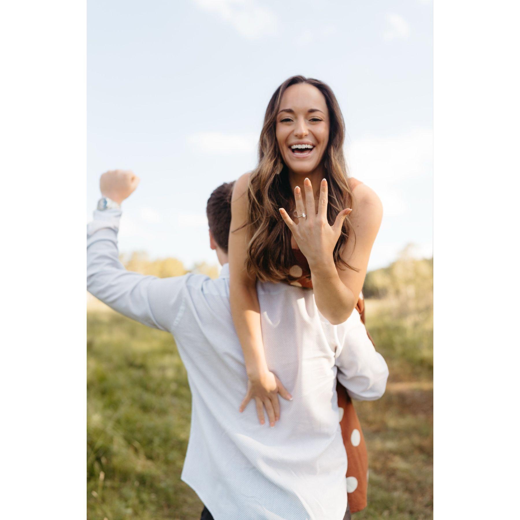 Engagement session in Evergreen, CO