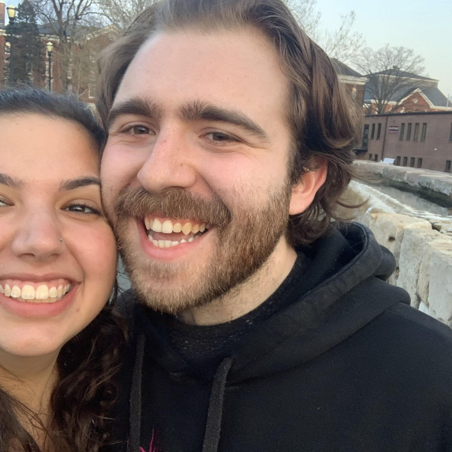 Christina visiting Nick at Kutztown, 2022