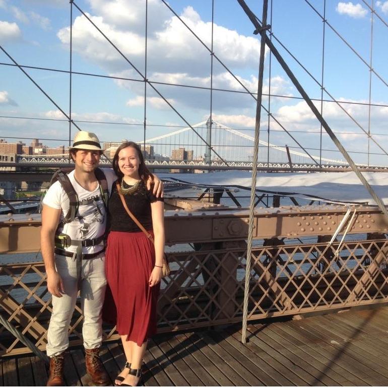 We finally walked across the Brooklyn Bridge together.