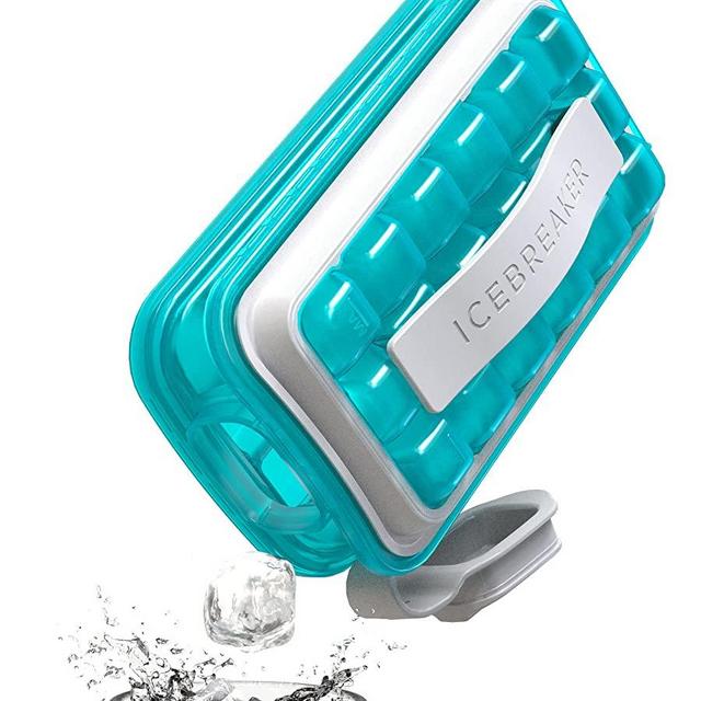 ICEBREAKER CLEAR POP 2022 - The Sanitary Ice Tray for Freezer - Disassemble this Silicone Ice Cube Tray With Lid for Easy Cleaning - ice cube maker makes 18 ice cubes
