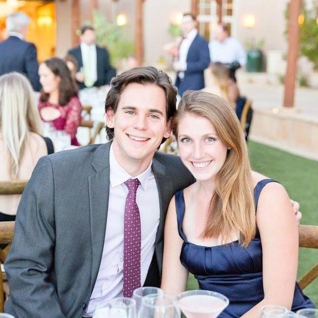 One of the better pictures of Andrea and John together. Not pictured: the death march hike that earned them that sunburn!