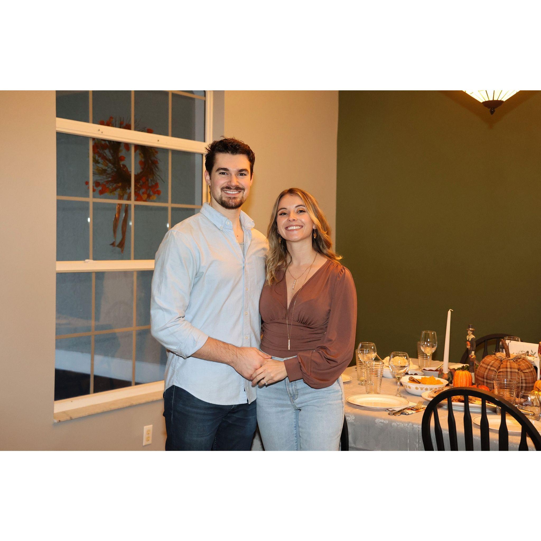 Our first time hosting Thanksgiving in our house - 2023