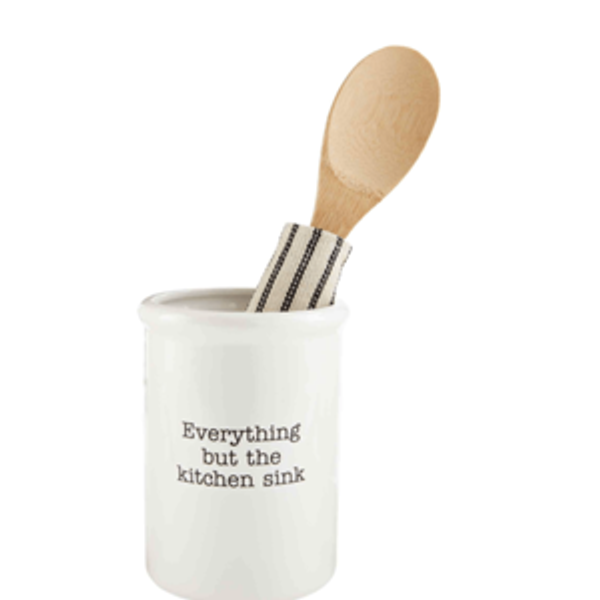 Utensil Holder and Towel Set