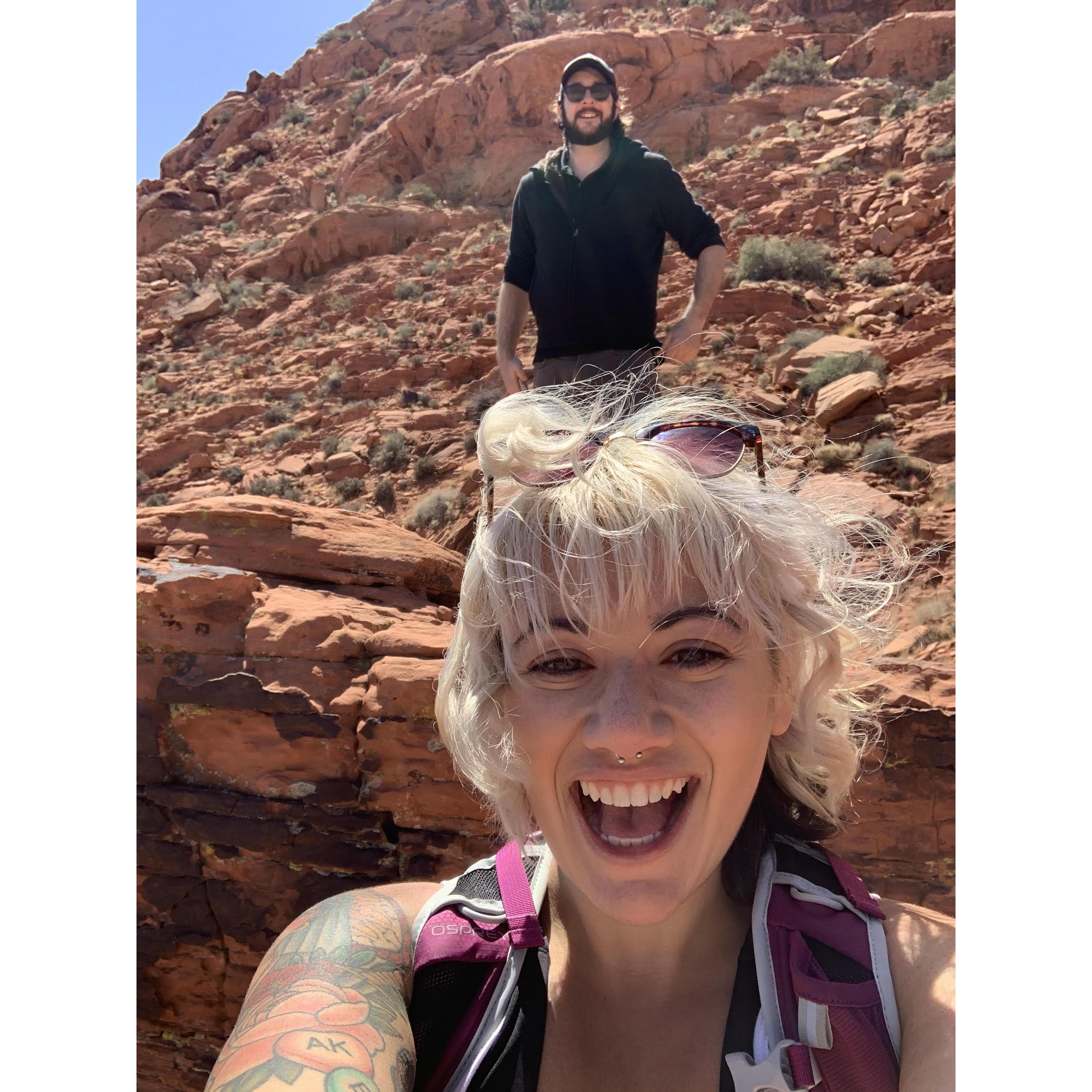 Hiking in Red Rocks, March 2021