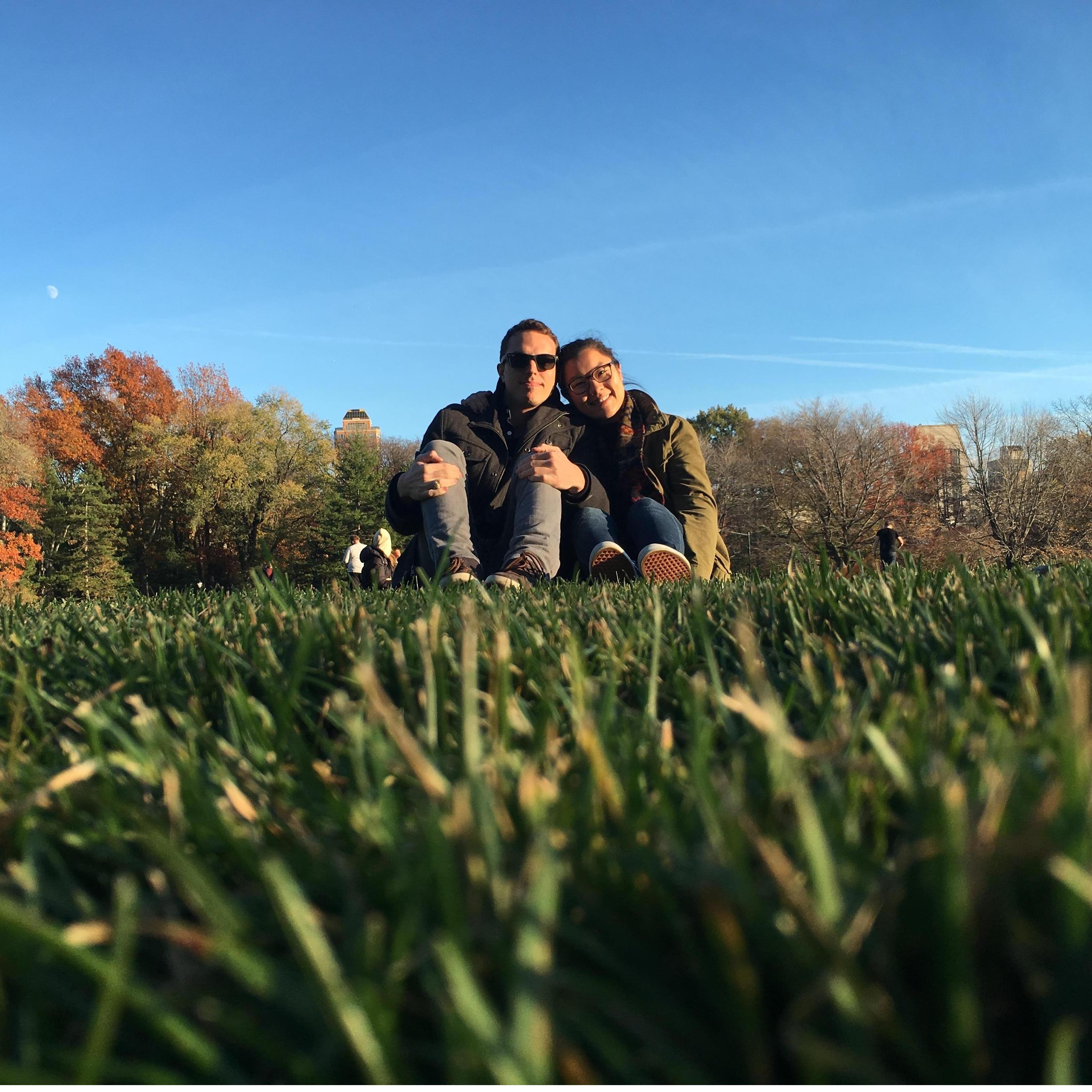 In Central Park!