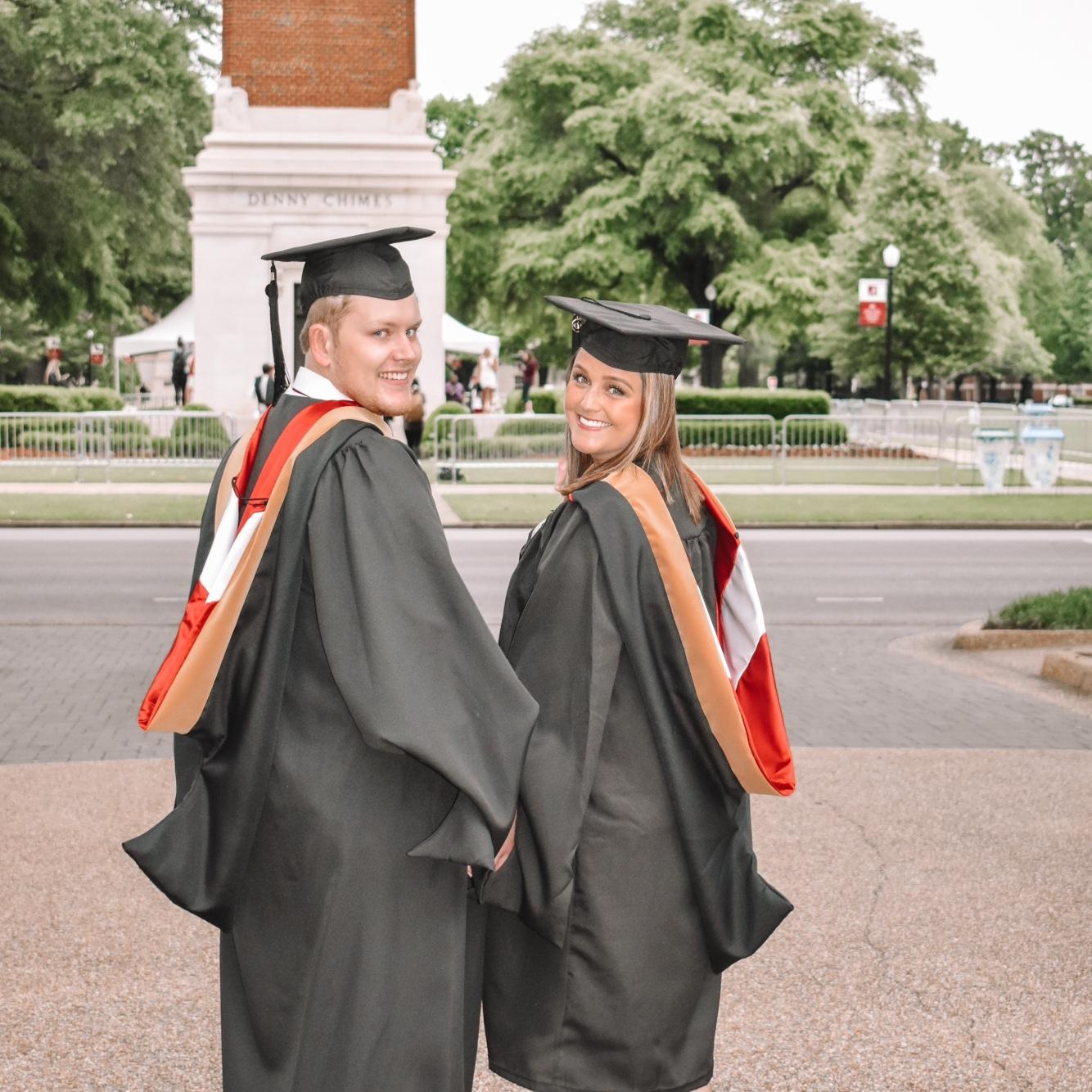 May 2021- Rachel & Treston graduate with their Master's degrees from the University of Alabama