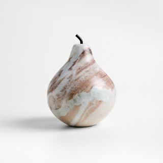 Tuscan Marble Decorative Pear