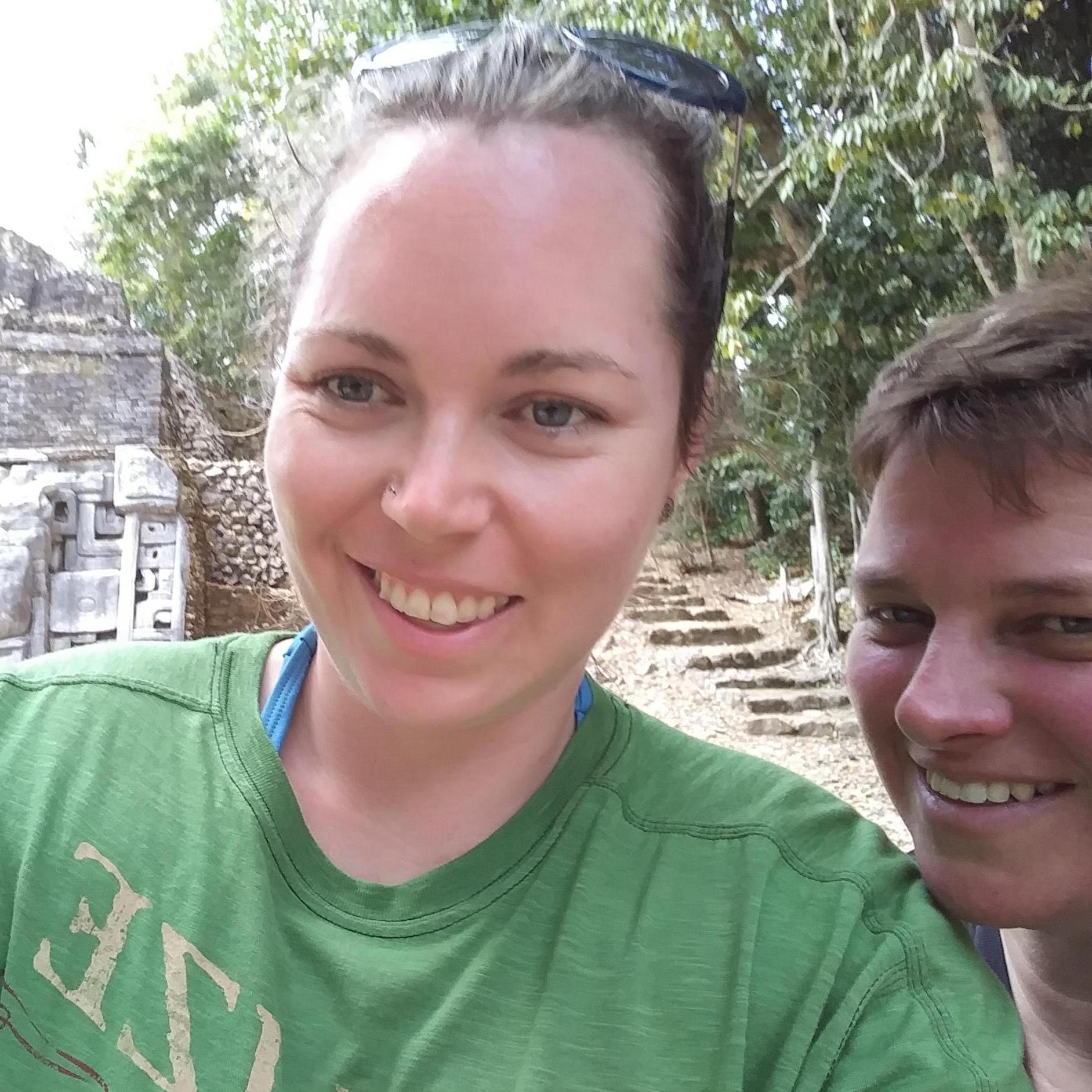 Nursing sunburns in the jungle.
