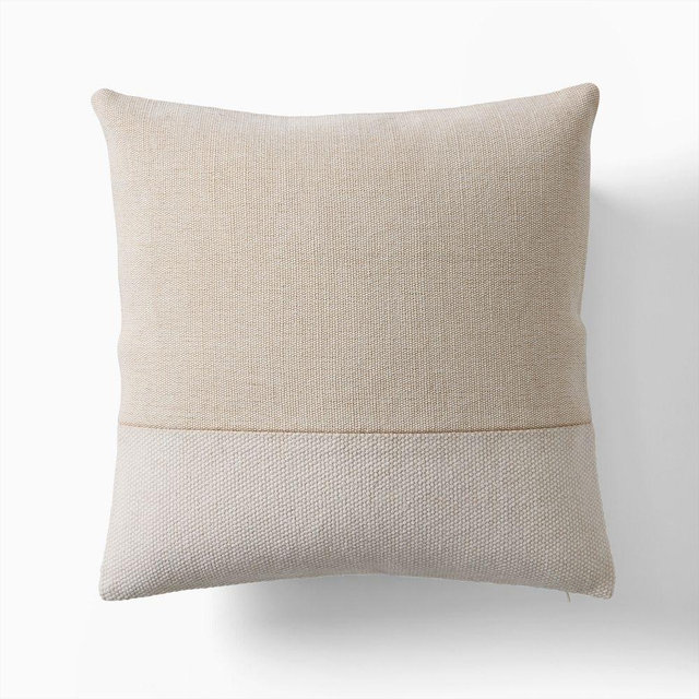 Cotton Canvas Pillow Cover, 18x18, Natural