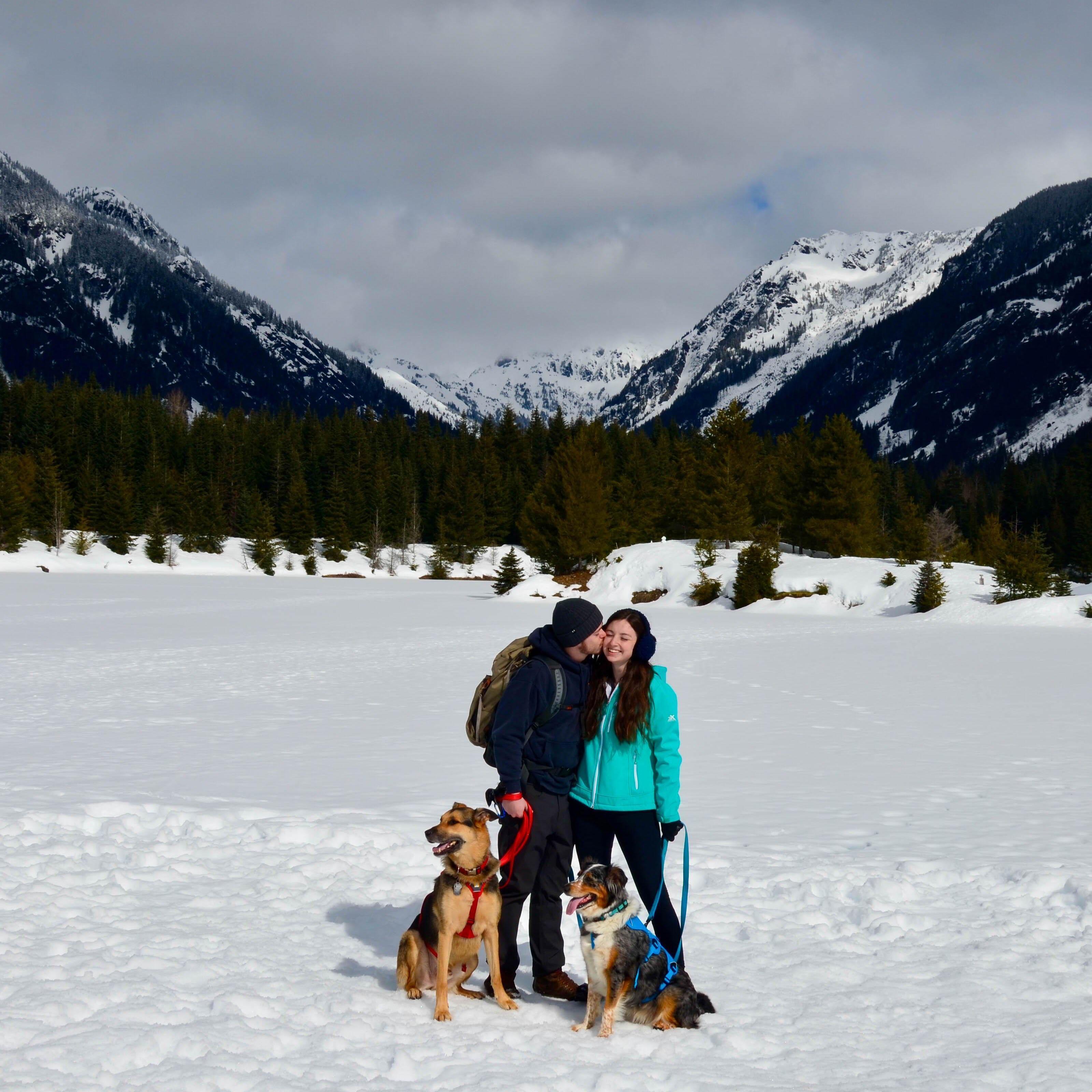 On a hike to Gold Creek Pond in Washington