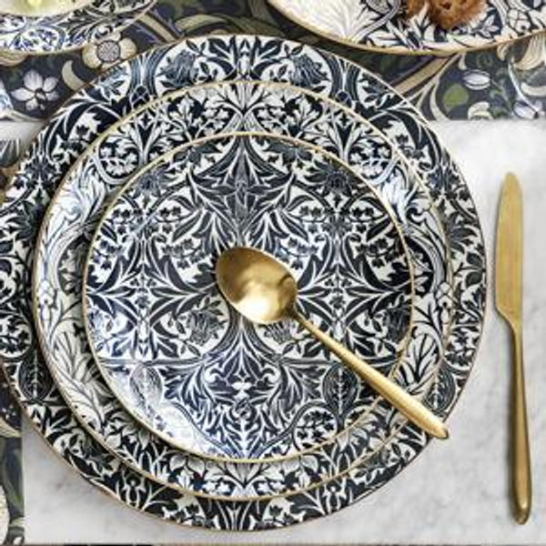 Morris & Co. x Williams Sonoma Bluebell 4 Dinner Plates