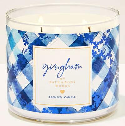 Gingham Candle - Bath and Body Works