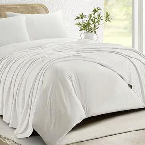 Bamboo Bliss Cozy Bamboo Waffle Bed Blanket - KING SIZE