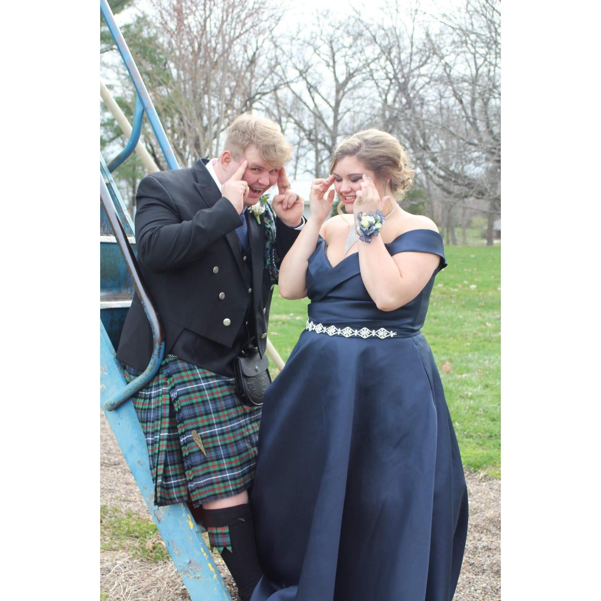 Senior prom and probably the best one