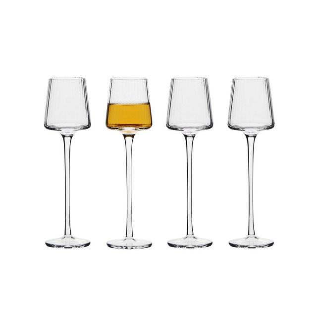 Anton Studio Designs Empire Clear Cordial Glasses, Set of 4
