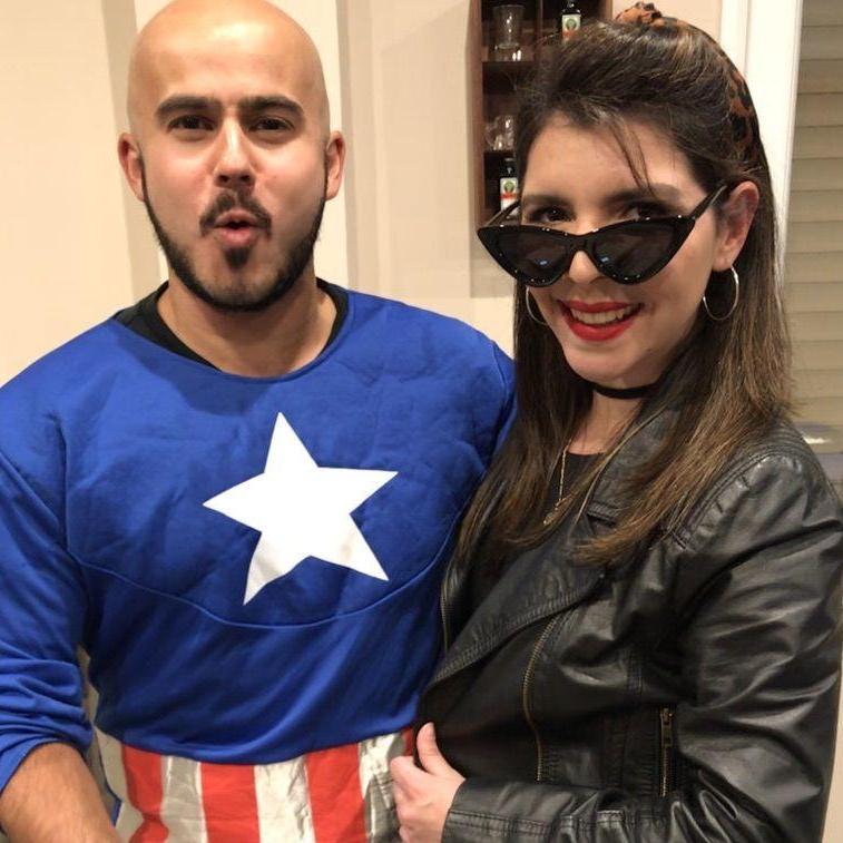 Primer Halloween juntos, Fran de Capitán América y Ale de Grease - 2020