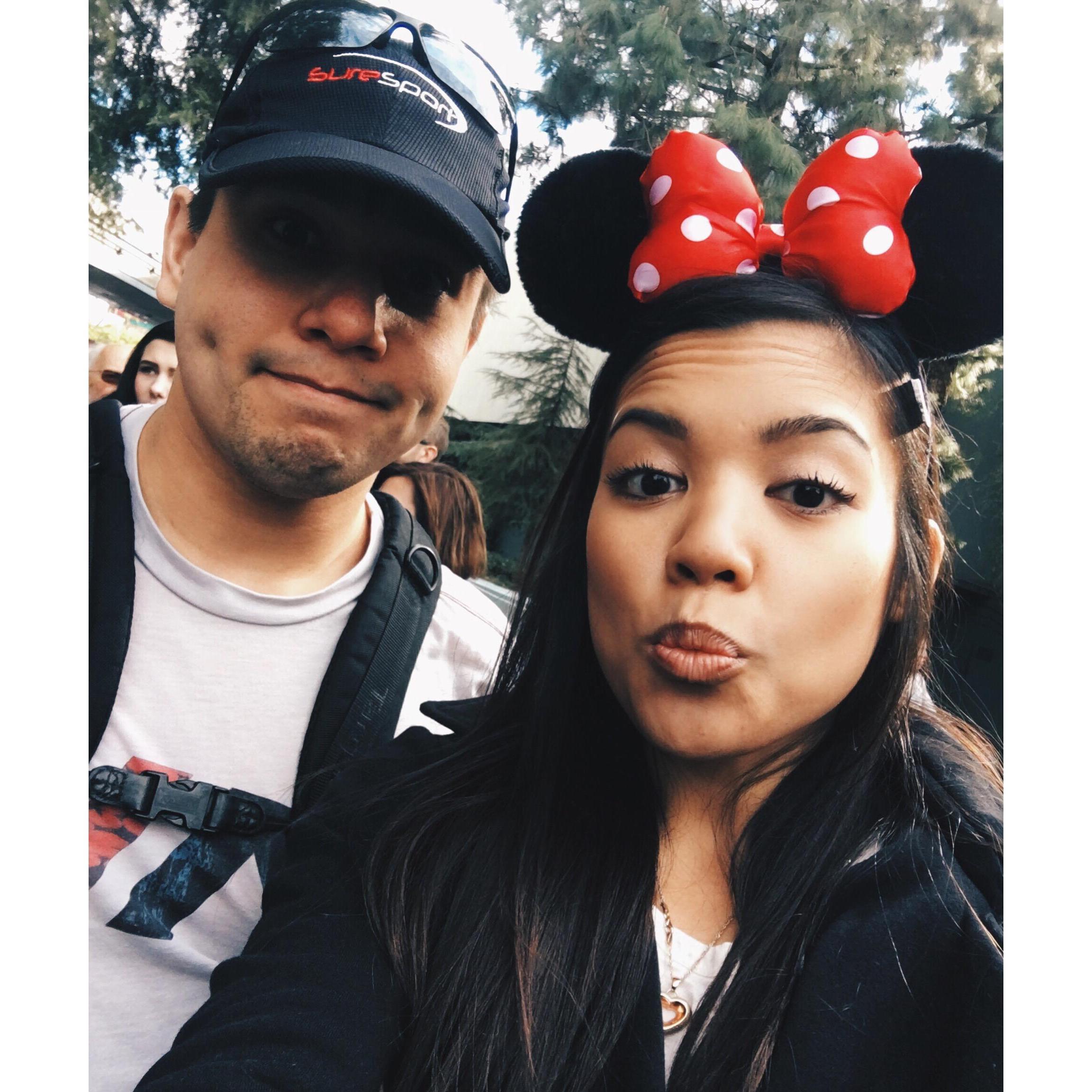 our first time to Disneyland!