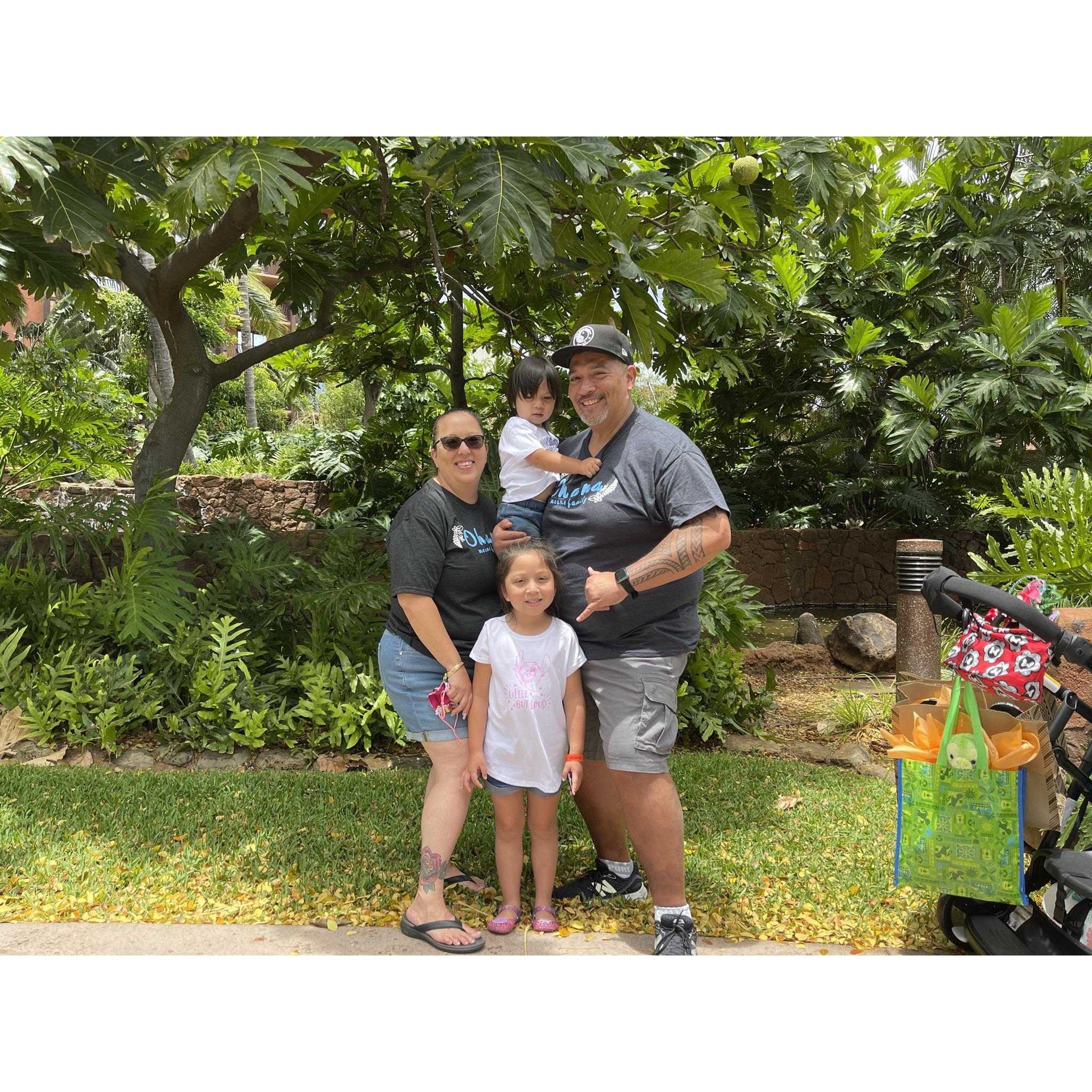Saying Goodbye to Aulani on our last trip.
